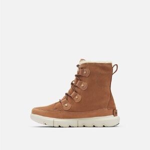 SOREL Explorer leather Winter Boots big kids 3, women’s 5. EXCELLENT CONDITION!